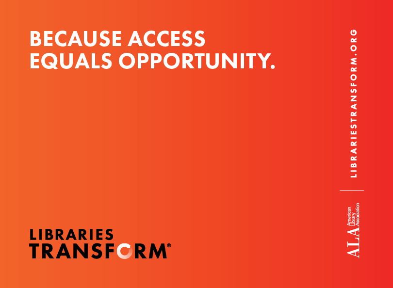 Because access equals opportunity graphic